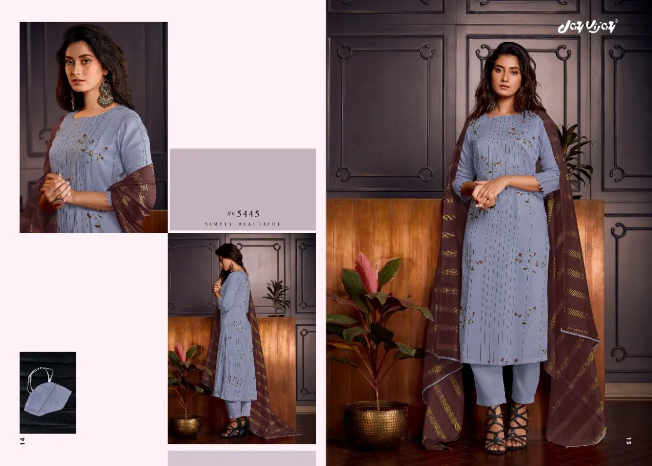 Jay Vijay Presents Khaas Modal Silk Fancy Designer Salwar Suits