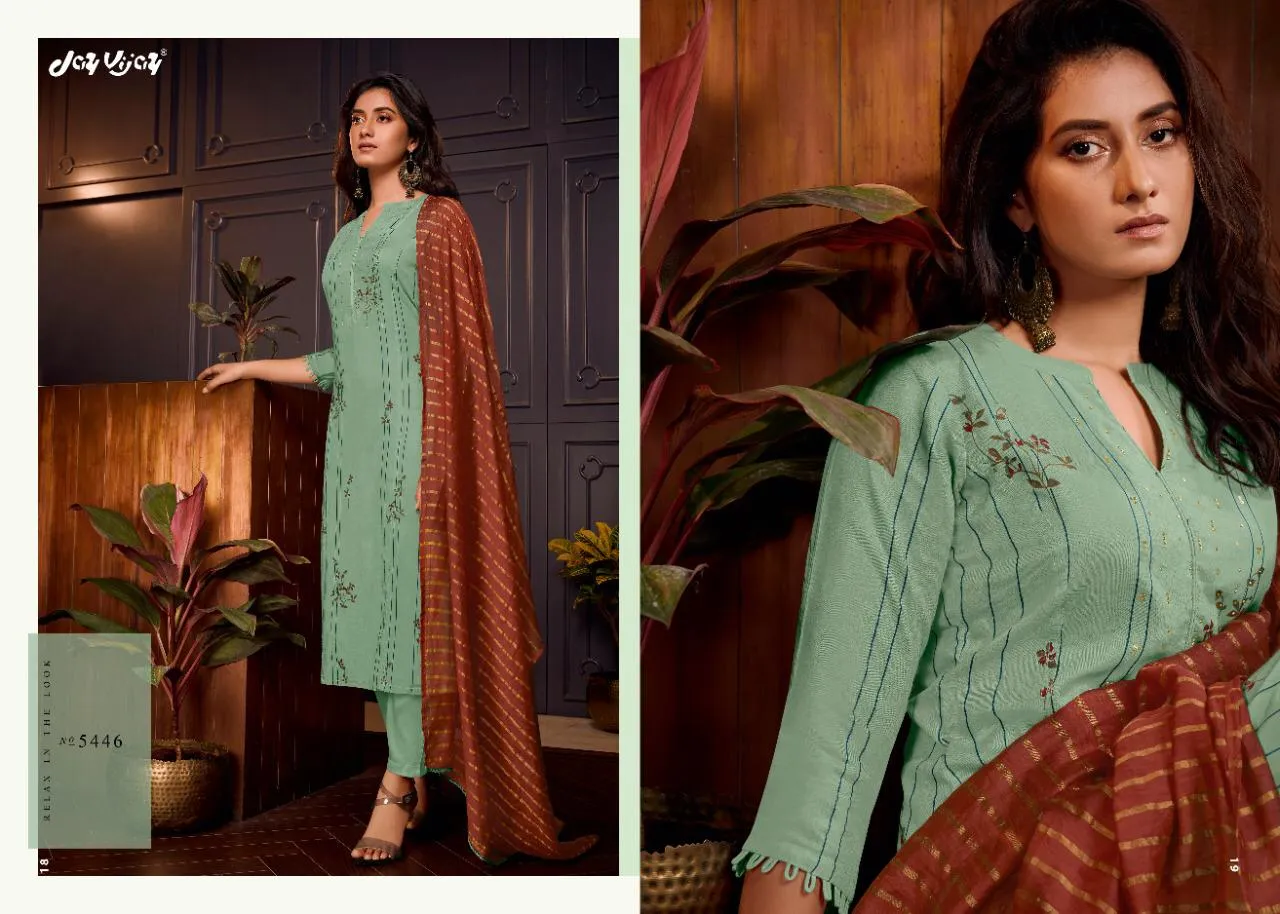 Jay Vijay Presents Khaas Modal Silk Fancy Designer Salwar Suits