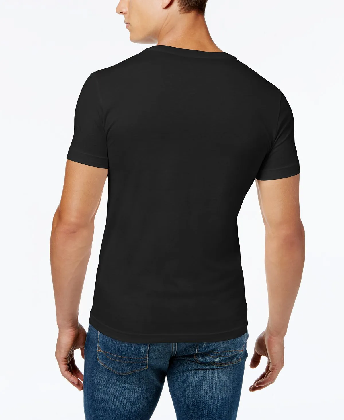 Lacoste Men's Classic Soft Pima Cotton V-Neck T-Shirt black