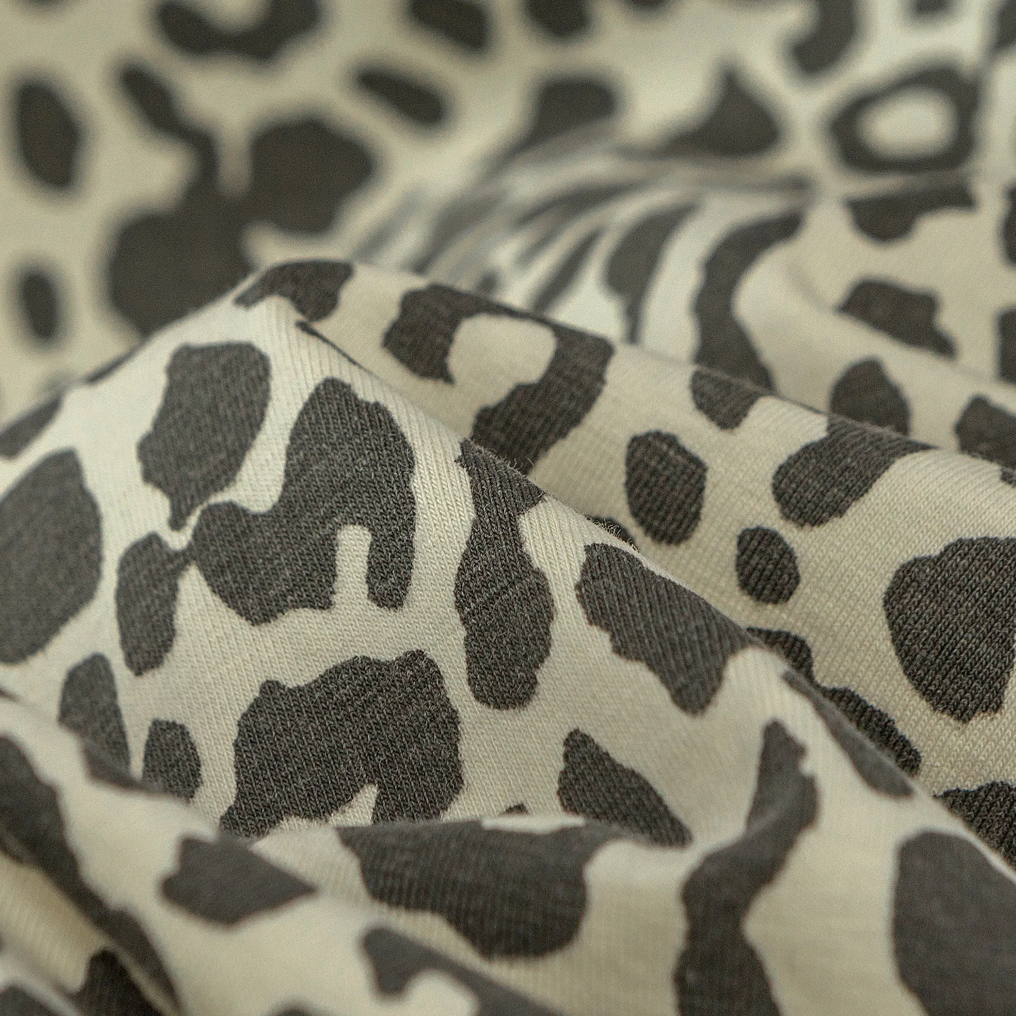Leo Print Overfit Crop T-Shirt