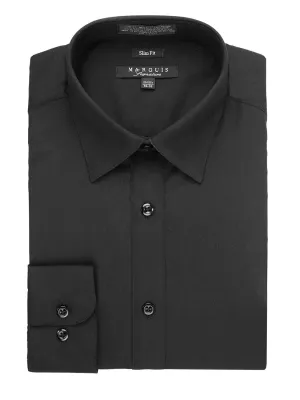 Marquis Men's Basic Slim Fit Dress Shirt