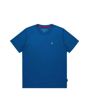 Mens Crew Neck Jersey T-shirt - Baleine Blue A11