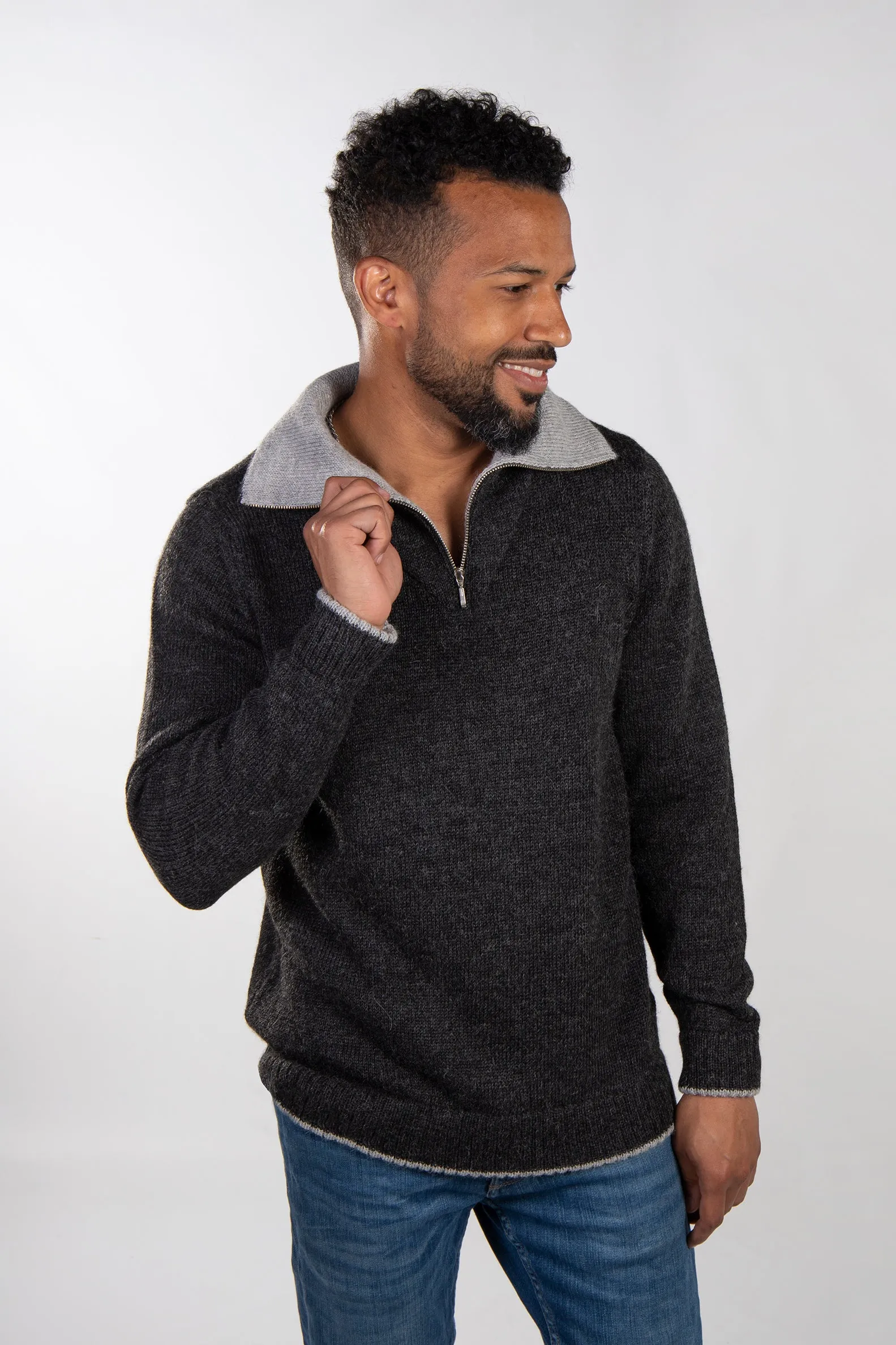 Men's Half Zip Sweater
