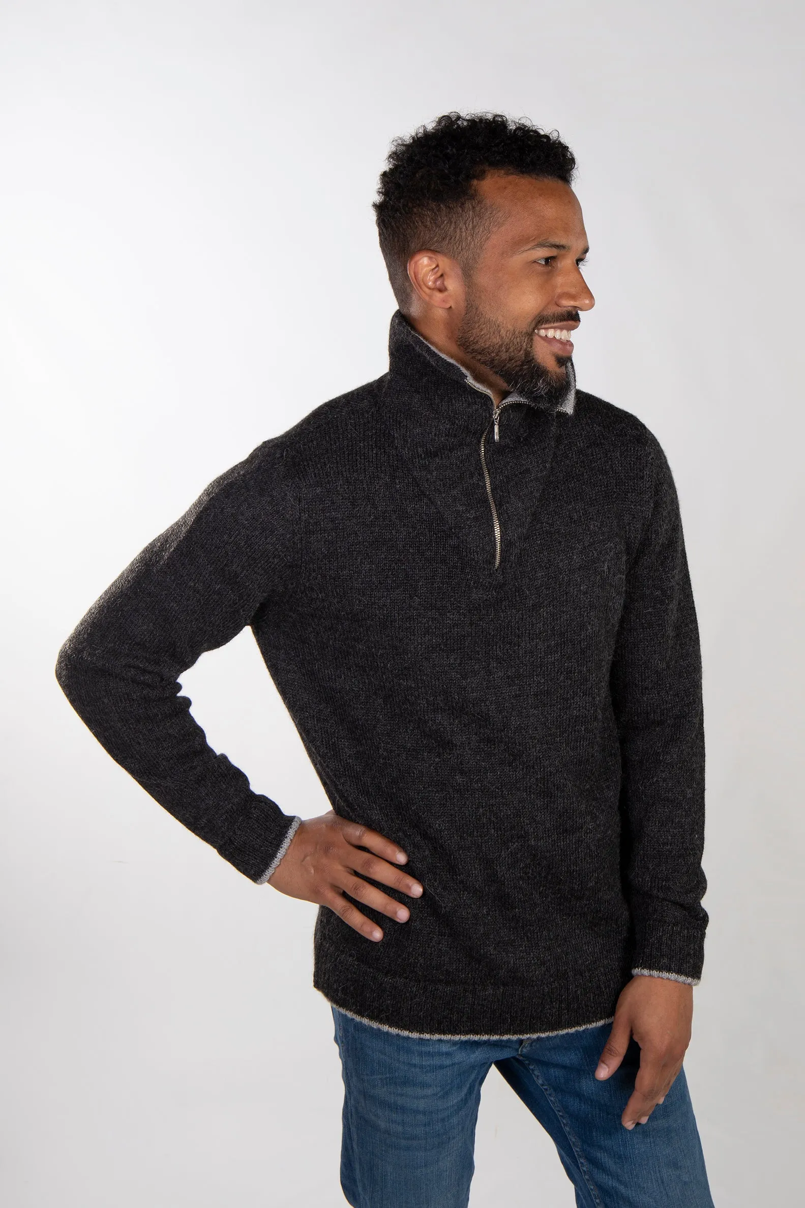 Men's Half Zip Sweater