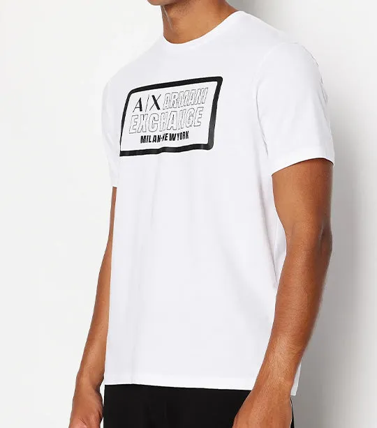 Milano New York Regular Fit Jersey Cotton T-Shirt White