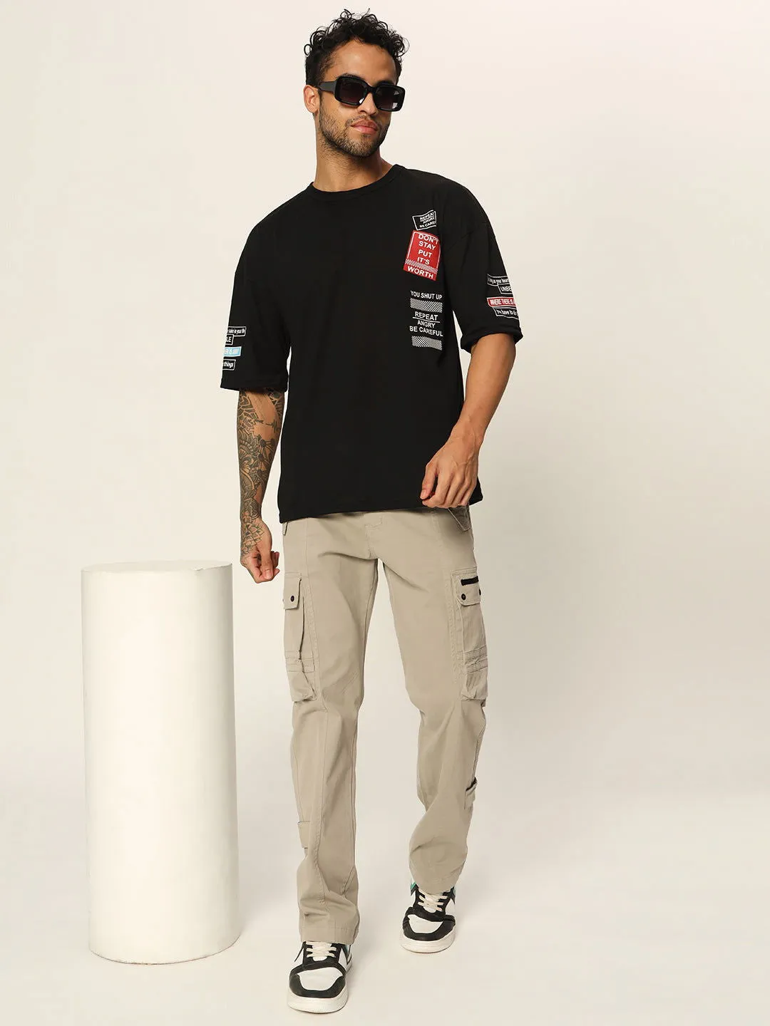 NEW RIVETS CARGO BEIGE