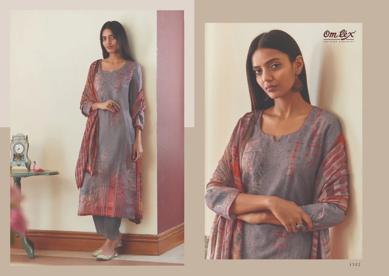 Omtex Presents Era Pure Pashmina Fancy Designer Salwar Suits
