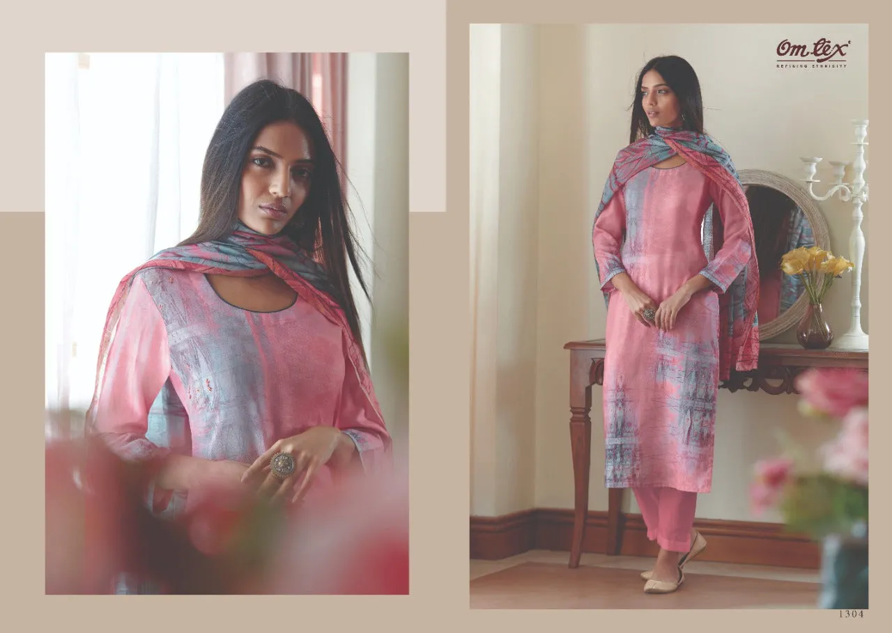 Omtex Presents Era Pure Pashmina Fancy Designer Salwar Suits