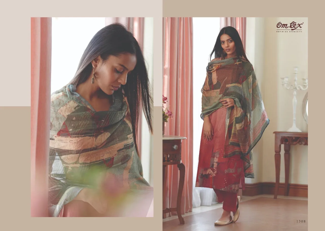Omtex Presents Era Pure Pashmina Fancy Designer Salwar Suits