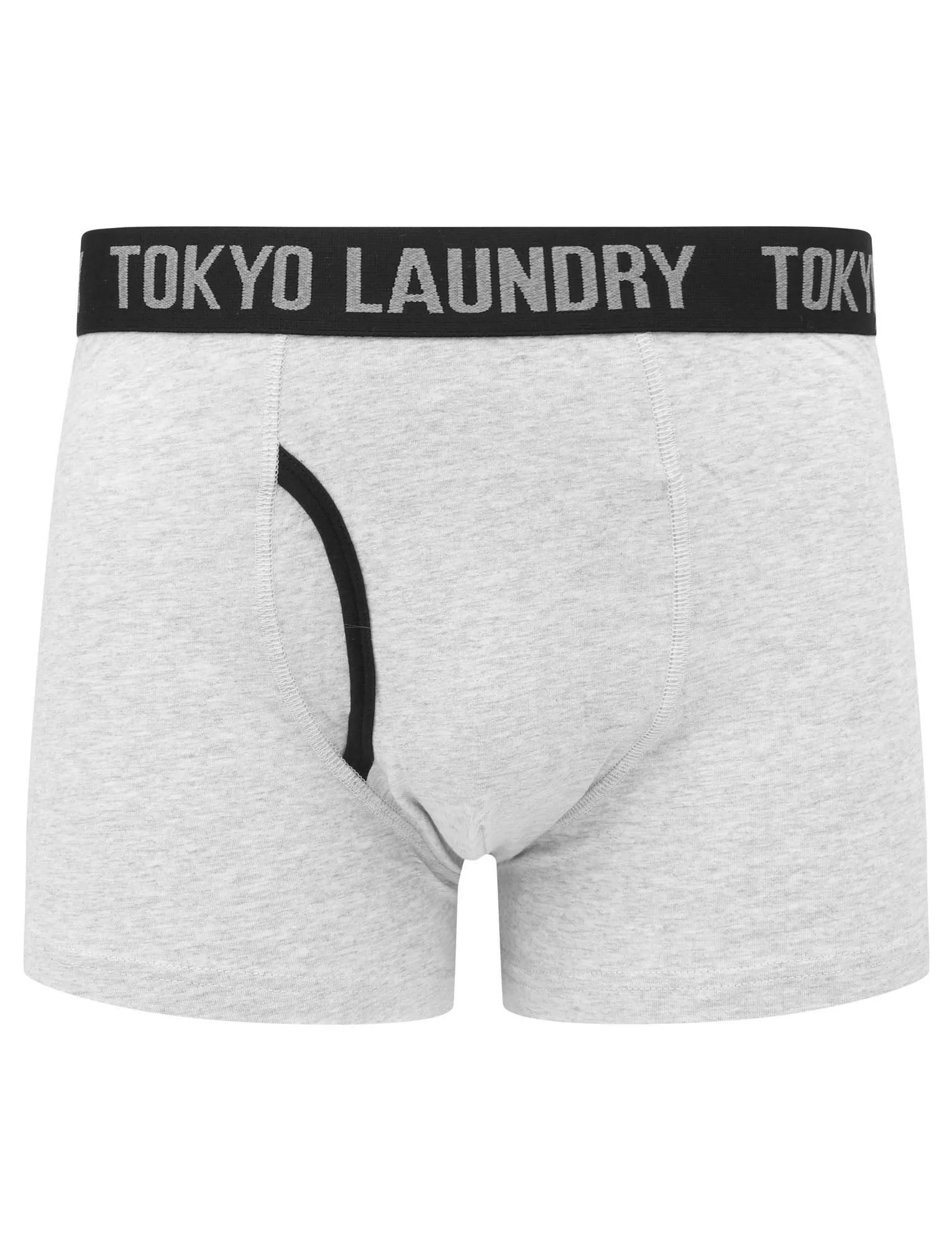 Paget (2 Pack) Boxer Shorts Set In Hot Coral / Light Grey Marl - Tokyo Laundry