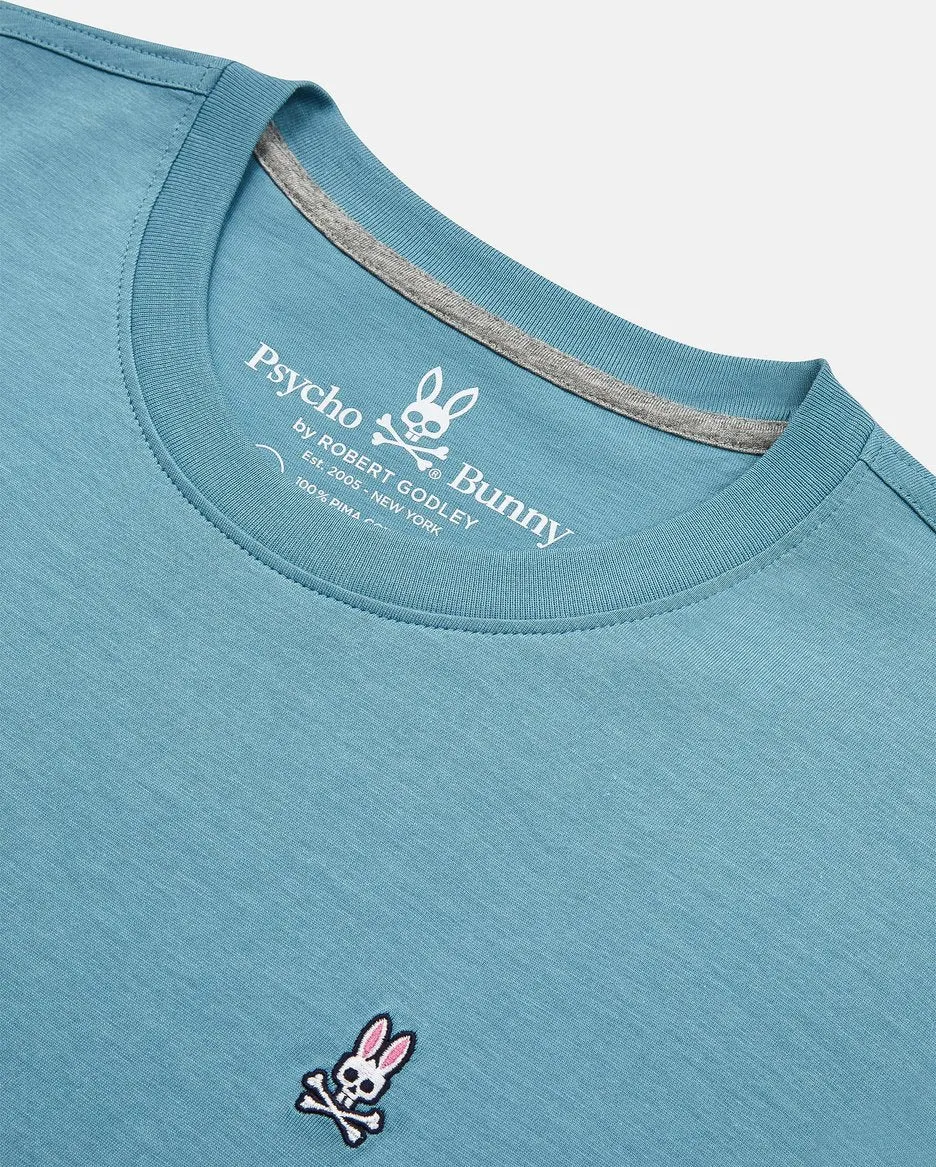 Psycho Bunny Men's Fashion Colors Classic Crew Neck T-Shirt