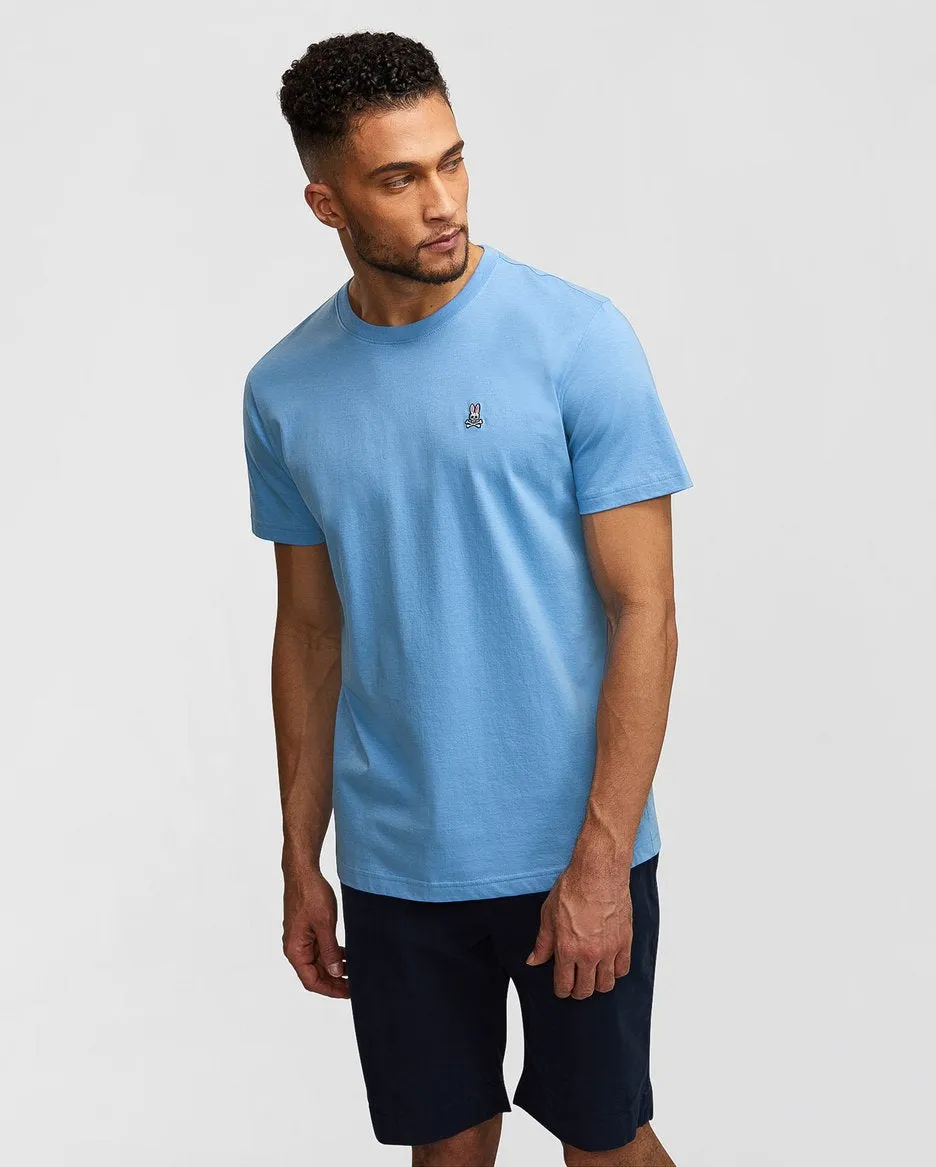Psycho Bunny Men's Fashion Colors Classic Crew Neck T-Shirt