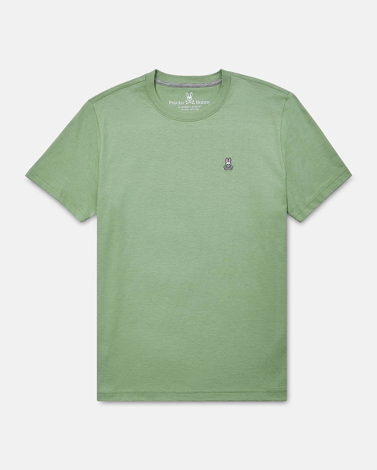Psycho Bunny Men's Fashion Colors Classic Crew Neck T-Shirt