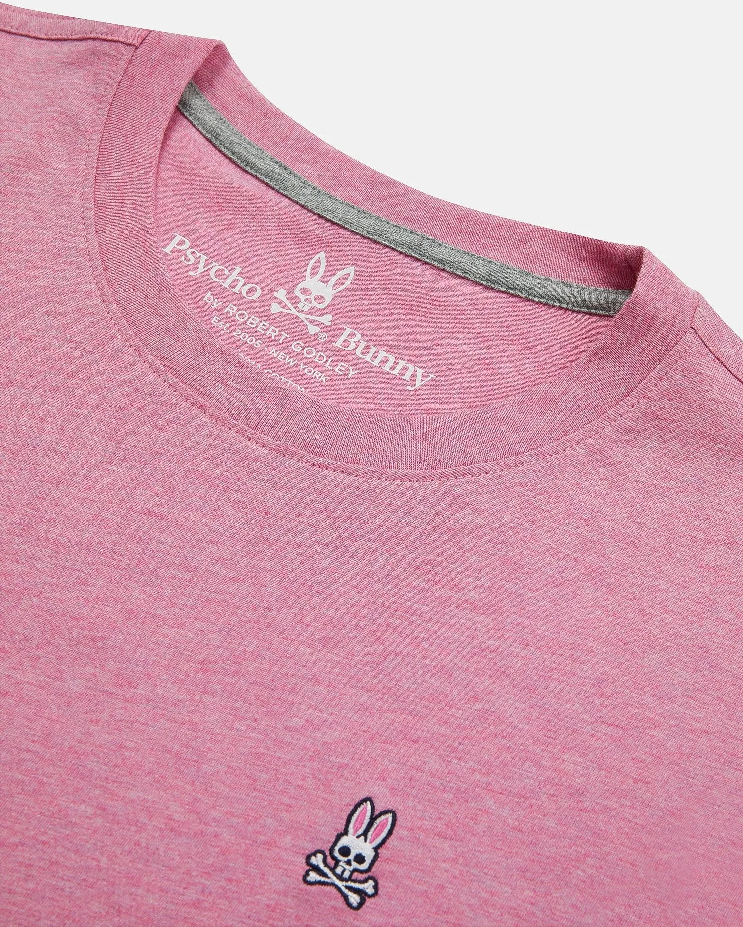Psycho Bunny Men's Fashion Colors Classic Crew Neck T-Shirt