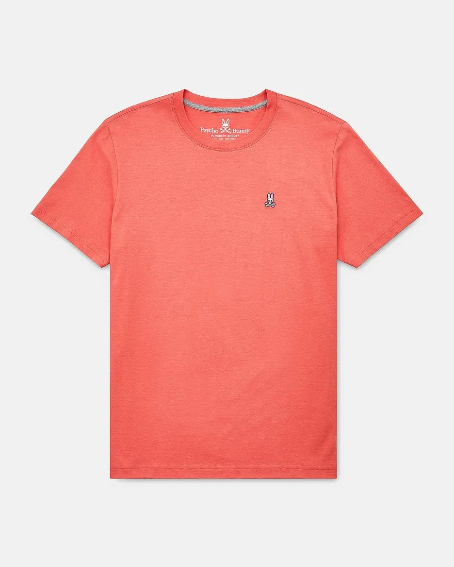 Psycho Bunny Men's Fashion Colors Classic Crew Neck T-Shirt