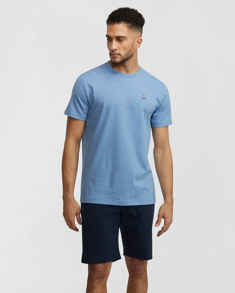 Psycho Bunny Men's Fashion Colors Classic Crew Neck T-Shirt