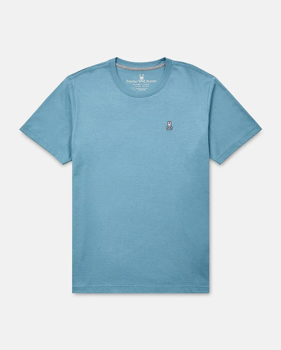 Psycho Bunny Men's Fashion Colors Classic Crew Neck T-Shirt