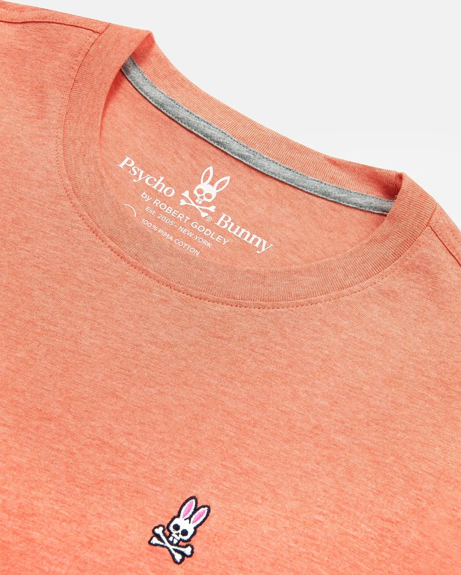 Psycho Bunny Men's Fashion Colors Classic Crew Neck T-Shirt