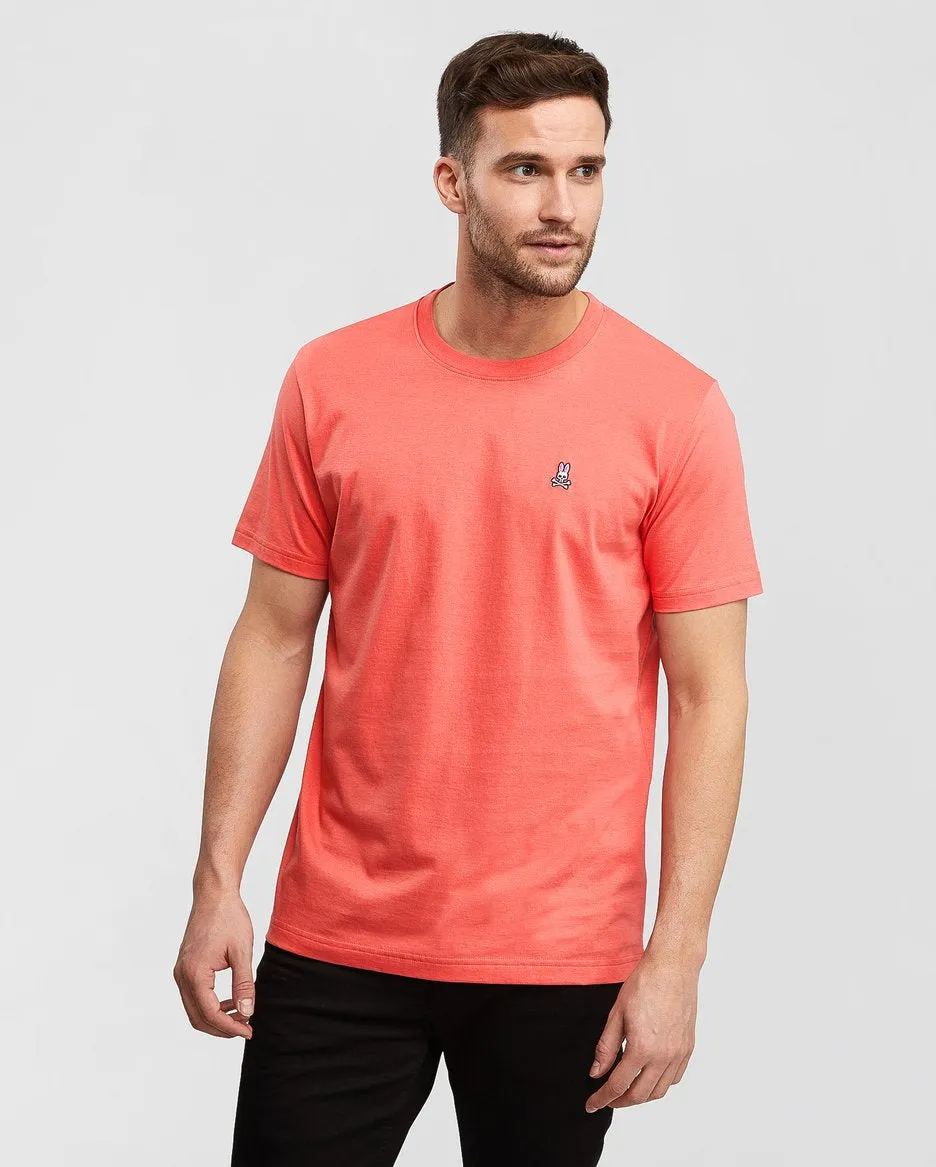 Psycho Bunny Men's Fashion Colors Classic Crew Neck T-Shirt