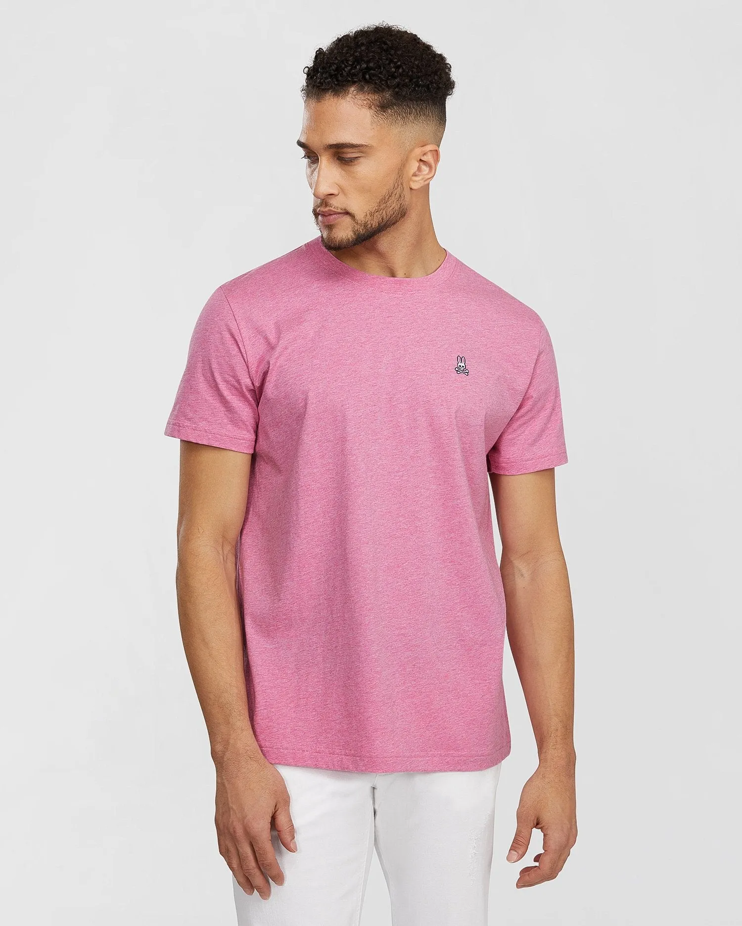 Psycho Bunny Men's Fashion Colors Classic Crew Neck T-Shirt