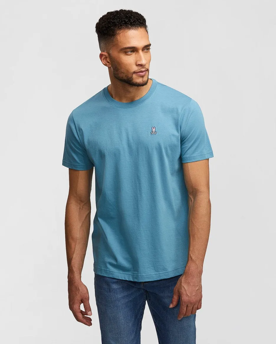 Psycho Bunny Men's Fashion Colors Classic Crew Neck T-Shirt