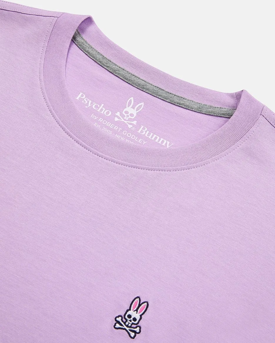 Psycho Bunny Men's Fashion Colors Classic Crew Neck T-Shirt