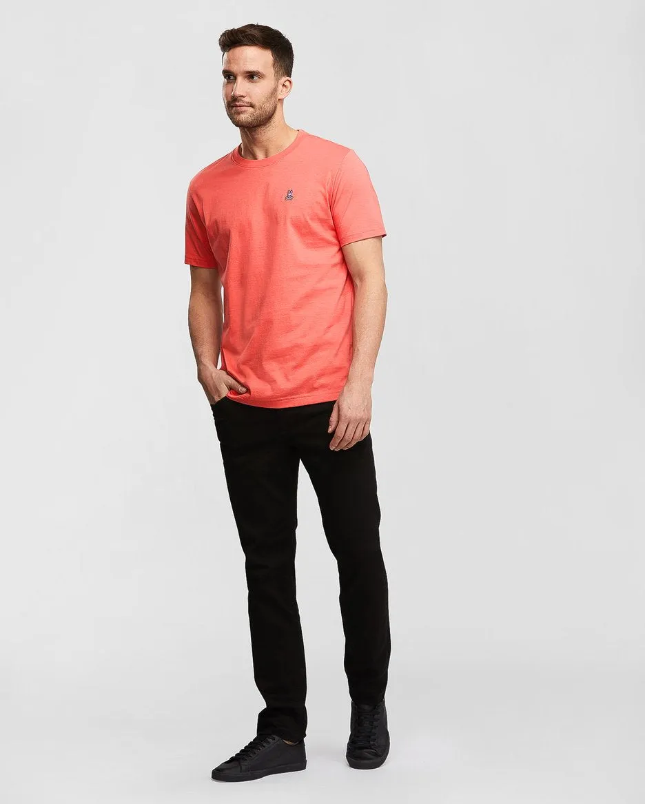 Psycho Bunny Men's Fashion Colors Classic Crew Neck T-Shirt