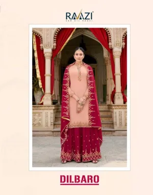 RAAZI DILBARO VOL 3 NEW CATALOG DESIGNER WEDDING WEAR COLLECTION