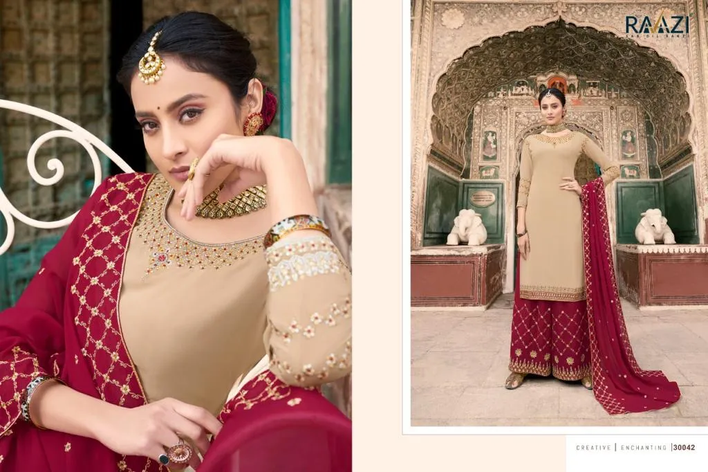 RAAZI DILBARO VOL 3 NEW CATALOG DESIGNER WEDDING WEAR COLLECTION