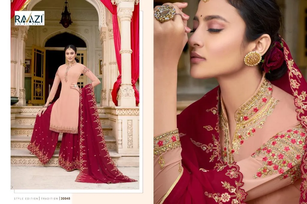 RAAZI DILBARO VOL 3 NEW CATALOG DESIGNER WEDDING WEAR COLLECTION