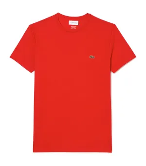 Regular Fit Pima Cotton Jersey T-Shirt Red