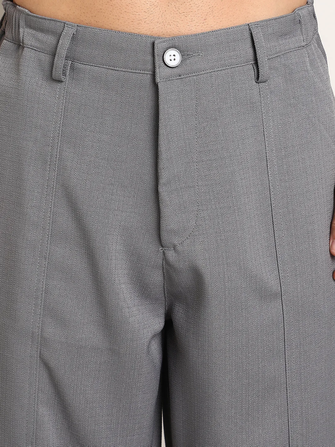 Relaxed-Panel Tailored Trousers