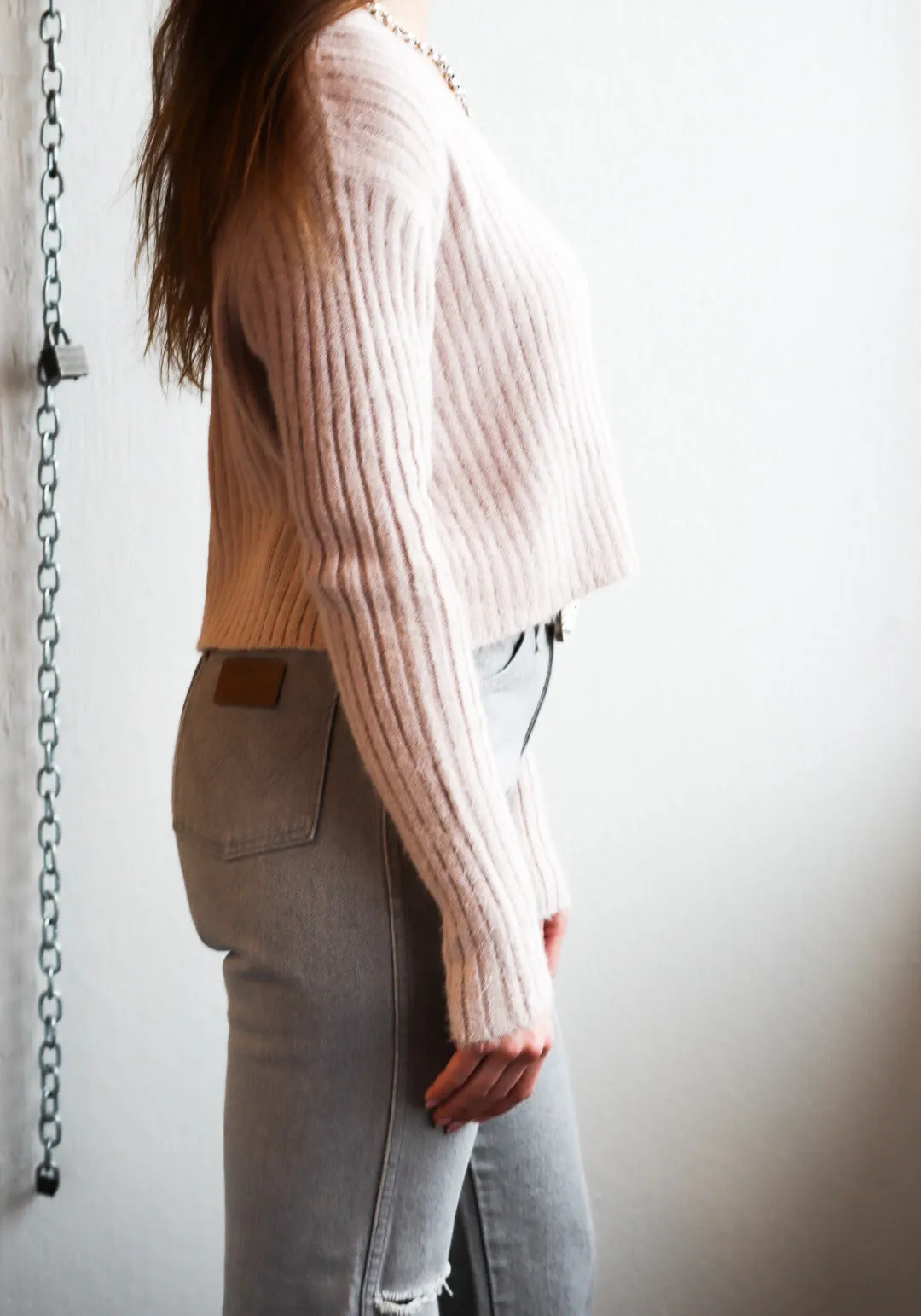 Ribbed Cropped Cardi's