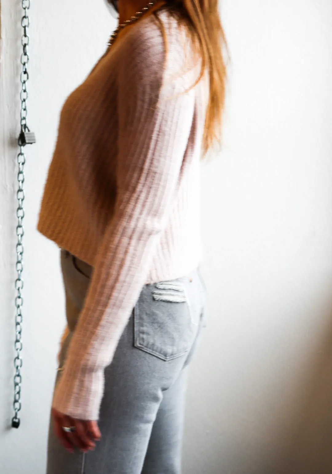 Ribbed Cropped Cardi's