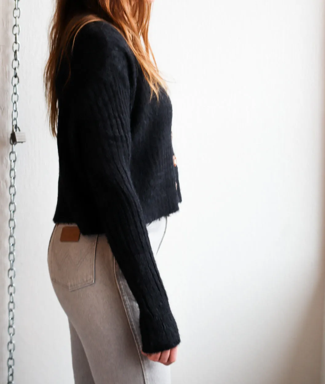 Ribbed Cropped Cardi's