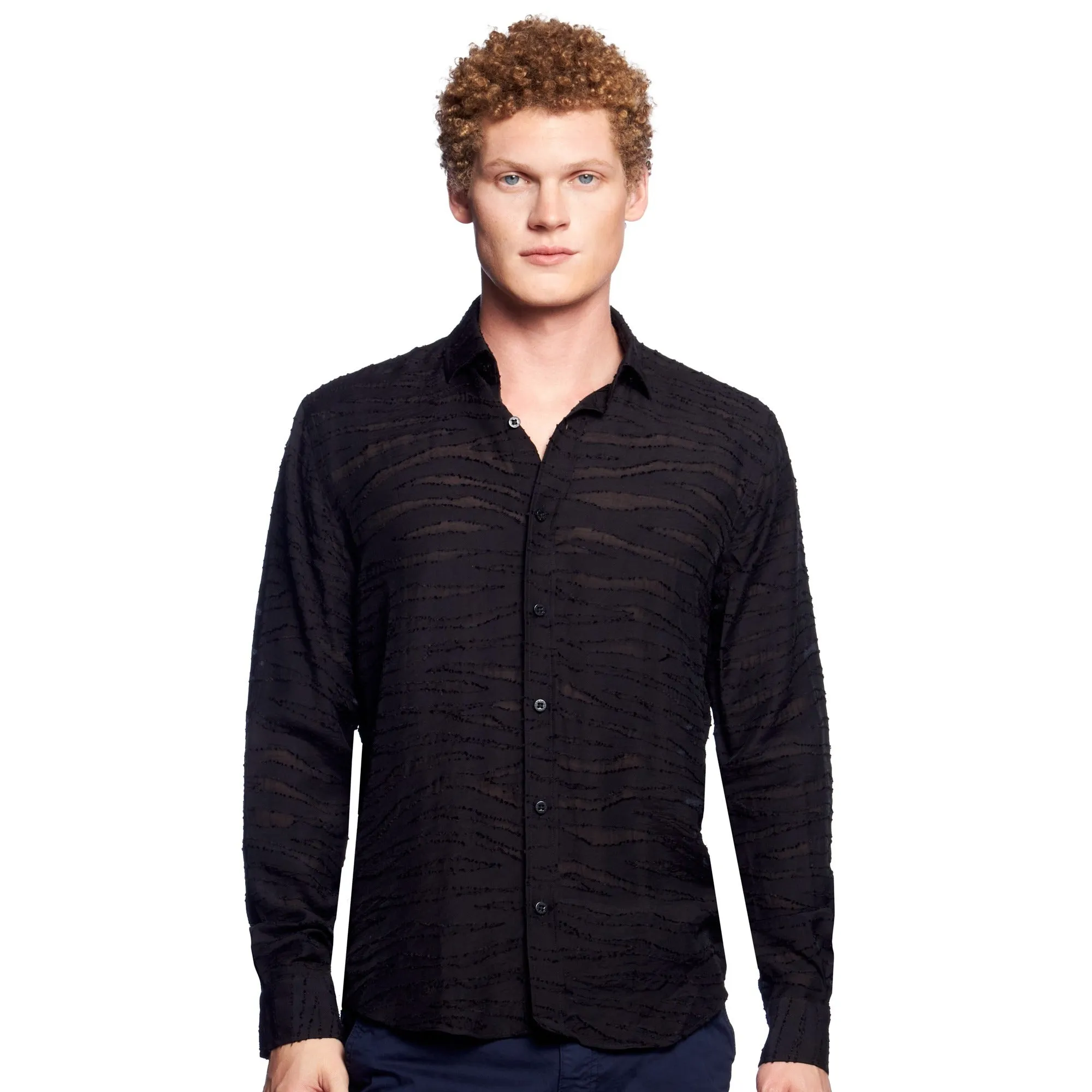 Scorcher Jacquard Button Down Shirt