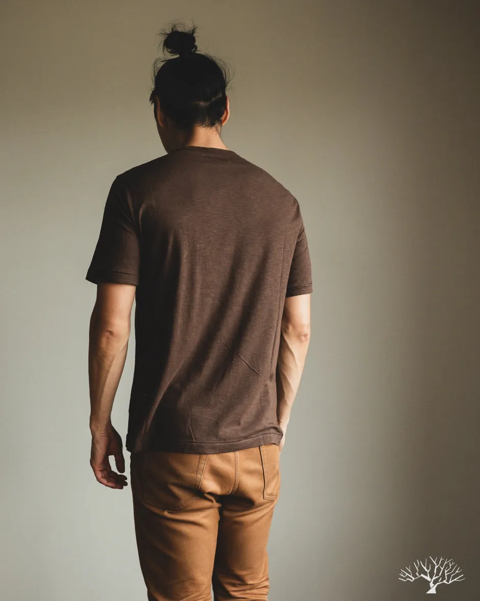 SCT04 Pima Cotton Tee - Chocolate