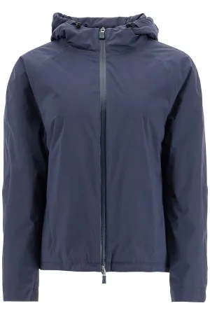 short waterproof breathable outdoor jacket dark blue GI00114DL 11128 BLU