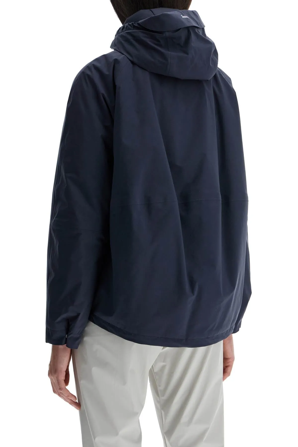 short waterproof breathable outdoor jacket dark blue GI00114DL 11128 BLU