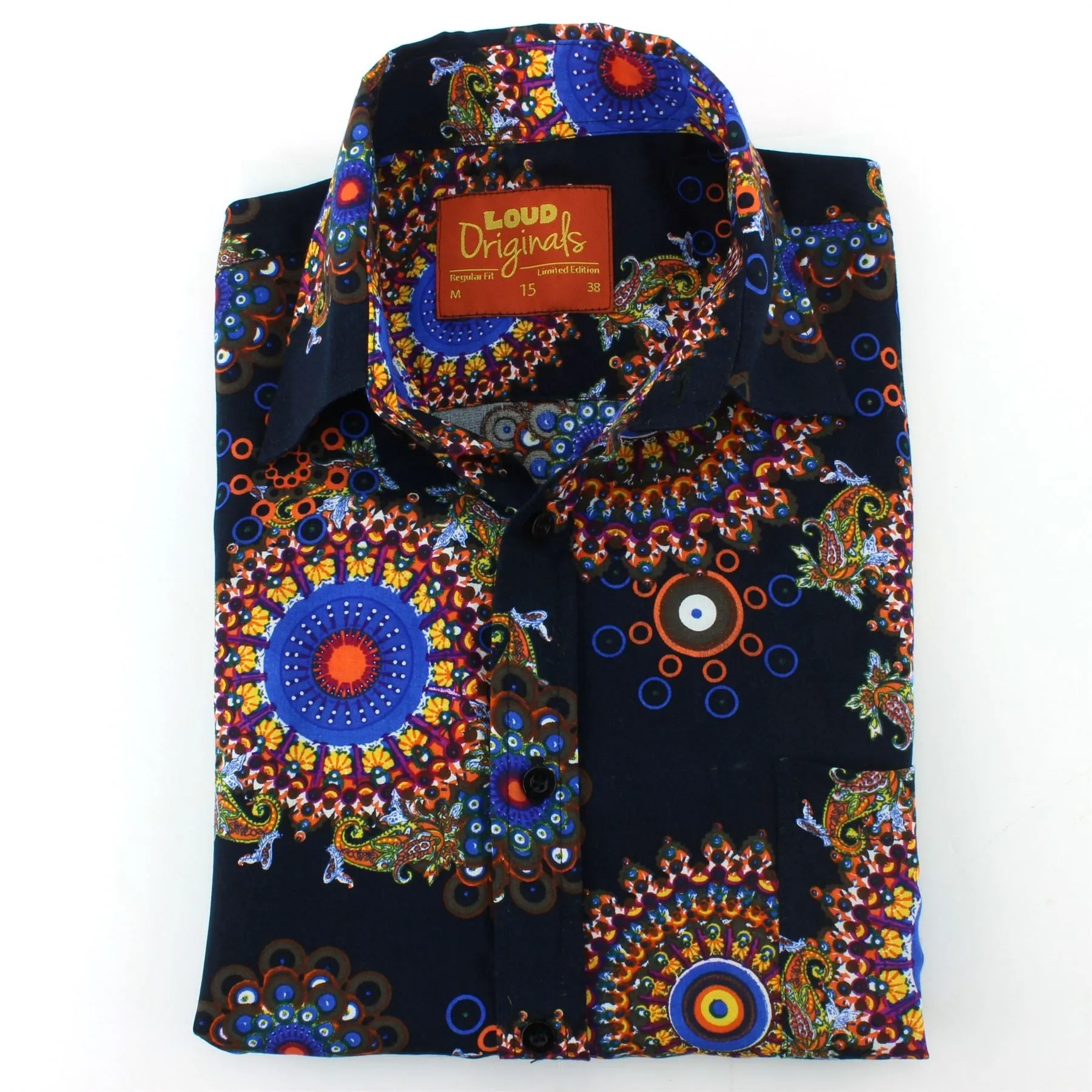 Slim Fit Long Sleeve Shirt - Fractal Suzani
