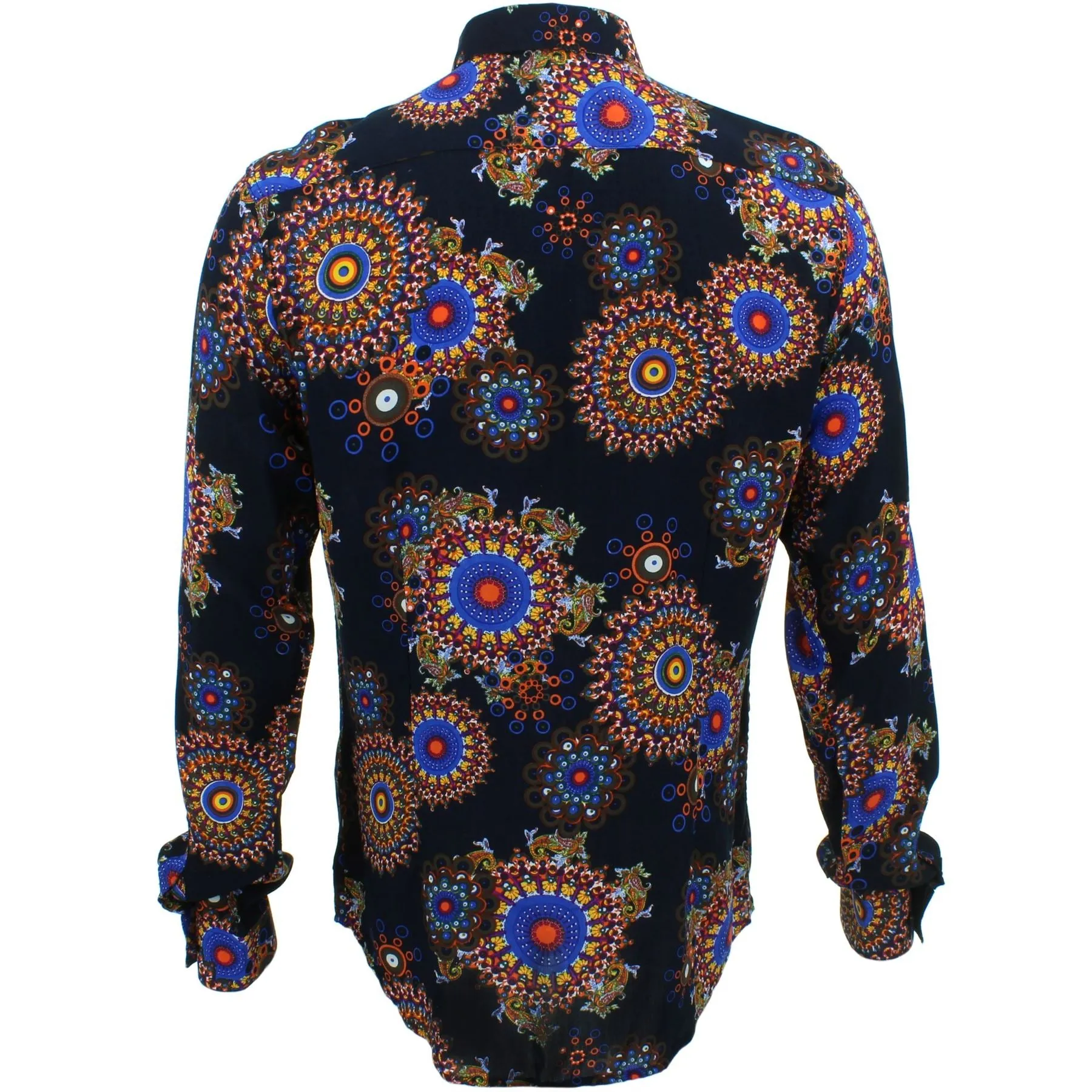 Slim Fit Long Sleeve Shirt - Fractal Suzani