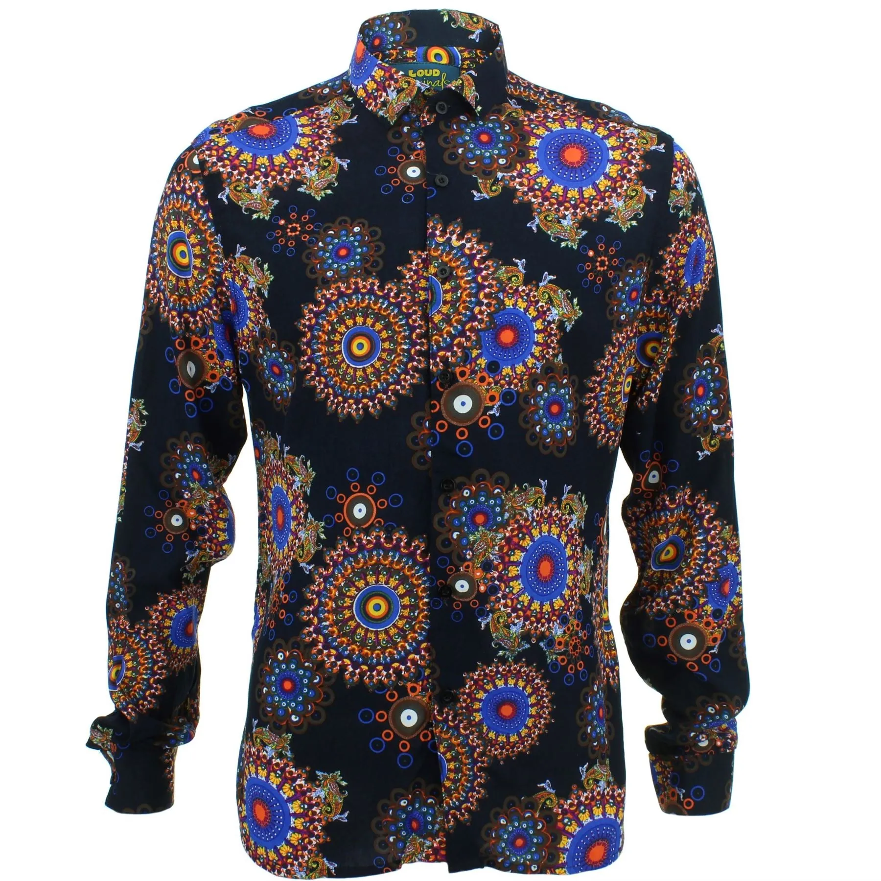 Slim Fit Long Sleeve Shirt - Fractal Suzani
