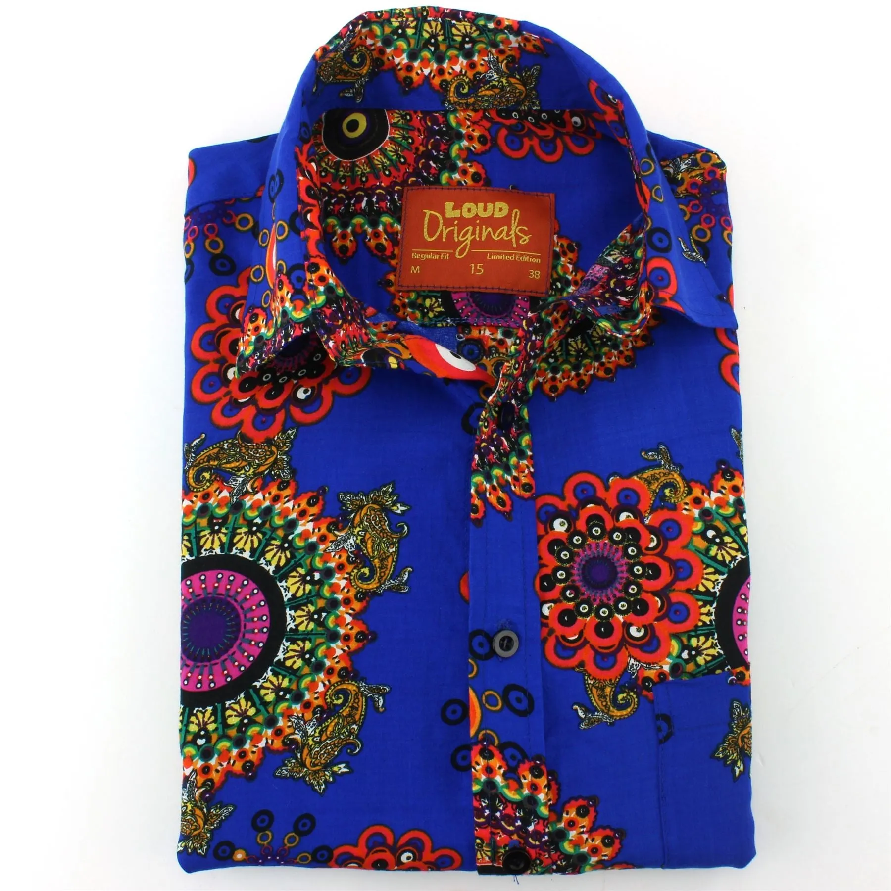 Slim Fit Short Sleeve Shirt - Fractal Suzani
