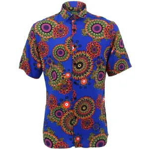 Slim Fit Short Sleeve Shirt - Fractal Suzani