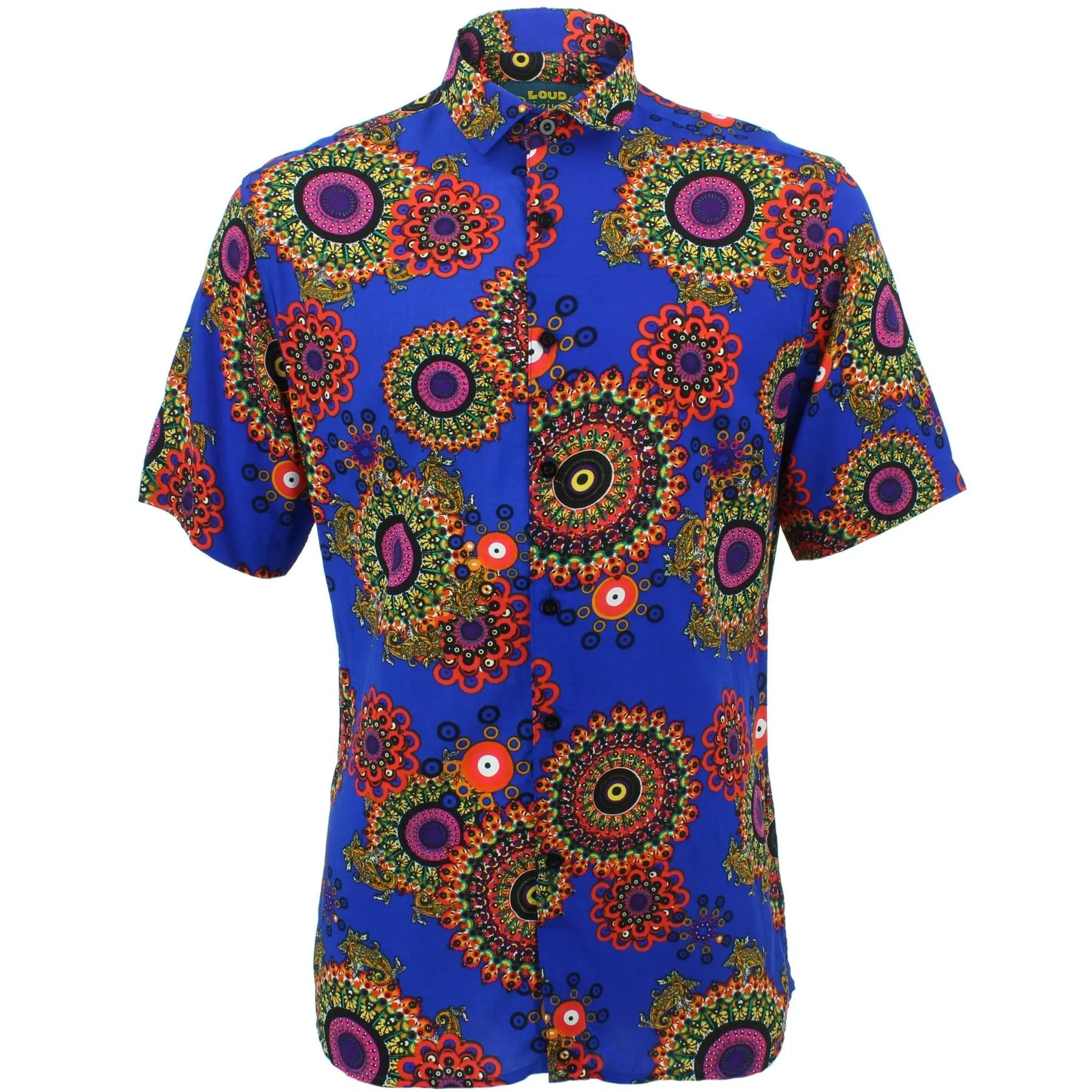 Slim Fit Short Sleeve Shirt - Fractal Suzani