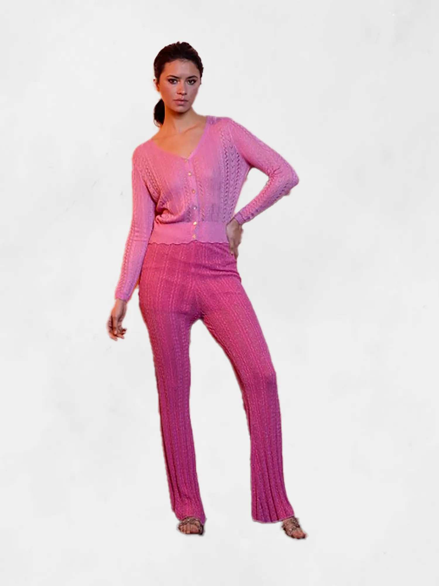 SMF Casaco Knitwear Cardigan Top