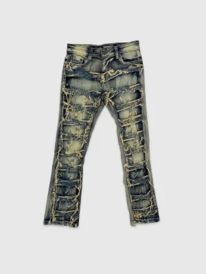 STRETCH STACK DENIM