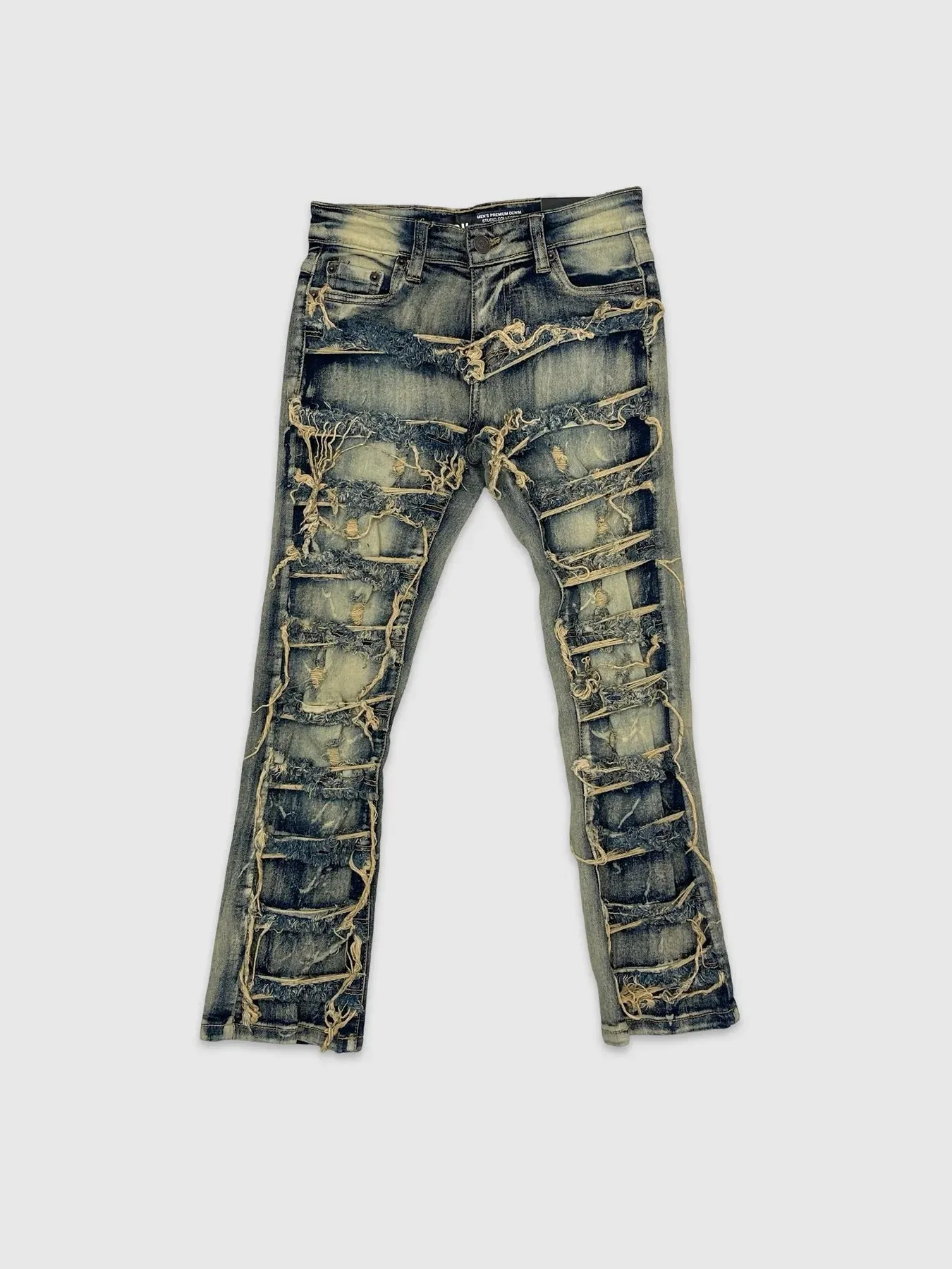 STRETCH STACK DENIM