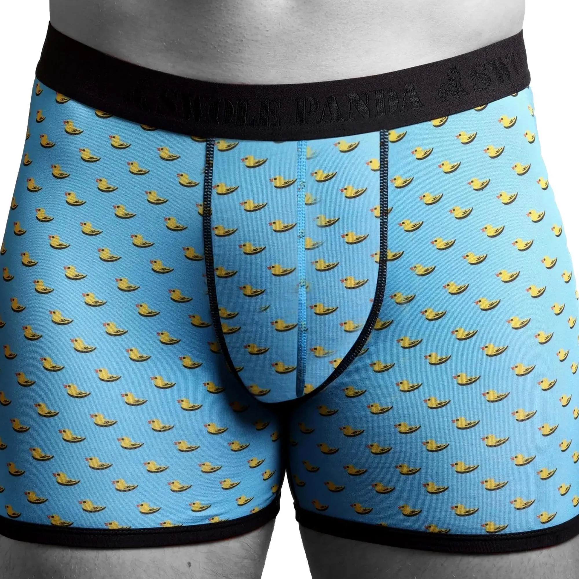 Swole Panda Bamboo Boxers 2 Pack - Navy Blue/Ducks