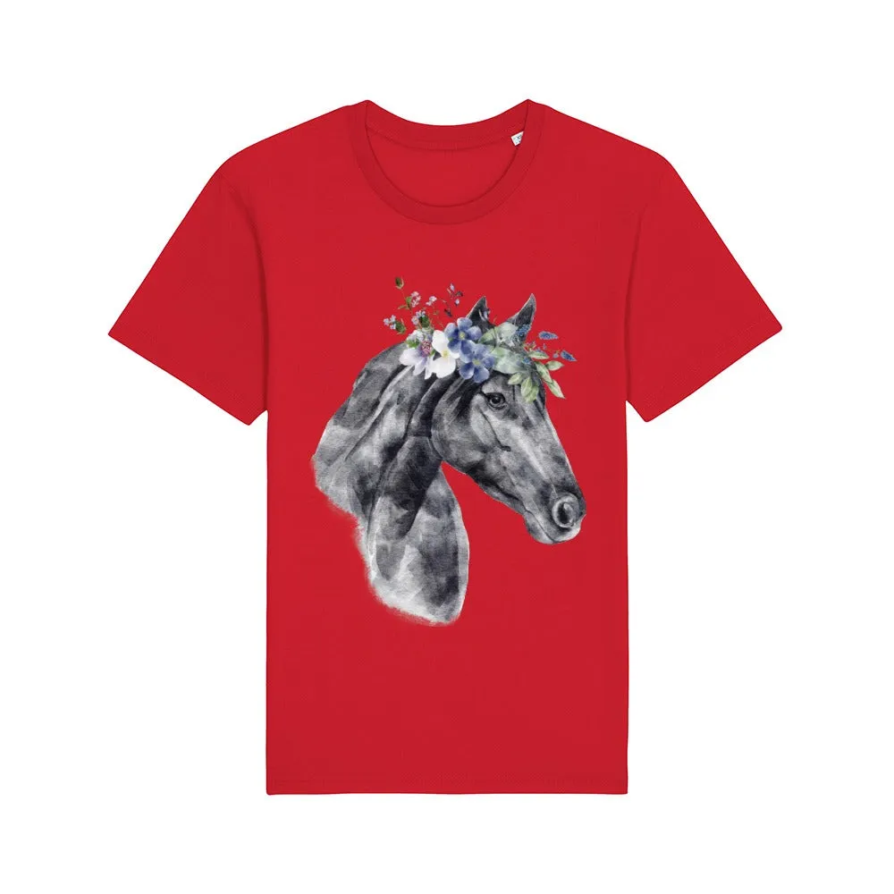 T-Shirt - Floral Horse